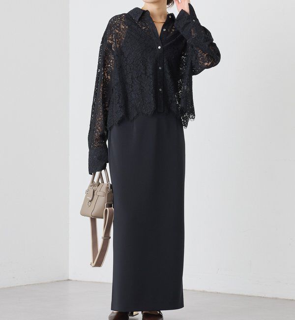  「予約【ストレスフリー】ストレッチダンボールIラインスカート」|スカート|