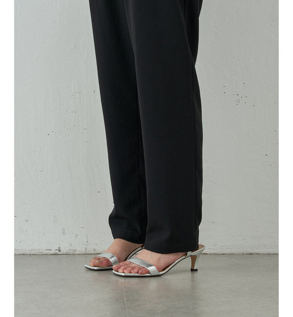  「【-3kg見えパンツ】【リニューアル！】ジャージーテーパードパンツ」|チノ|