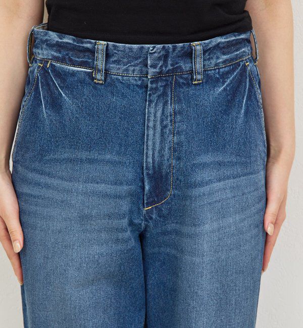  「【PEAS】【セットアップ対応】デニムトラウザーズ」|チノ|