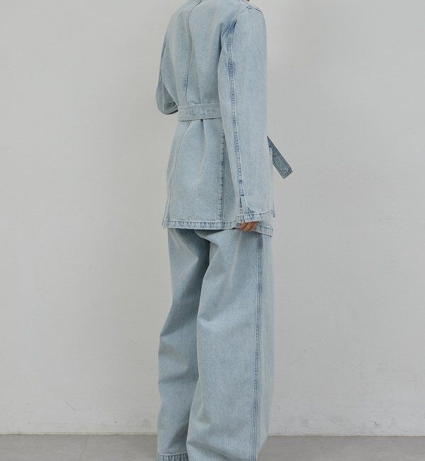  「【PEAS】【セットアップ対応】デニムブレザー」|デニムジャケット|