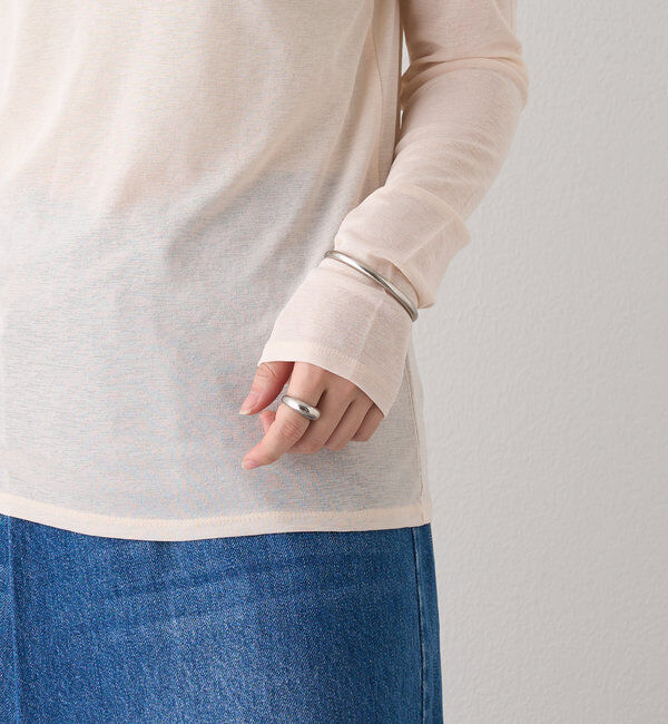  「newシアーロングTシャツ」|Tシャツ・カットソー|