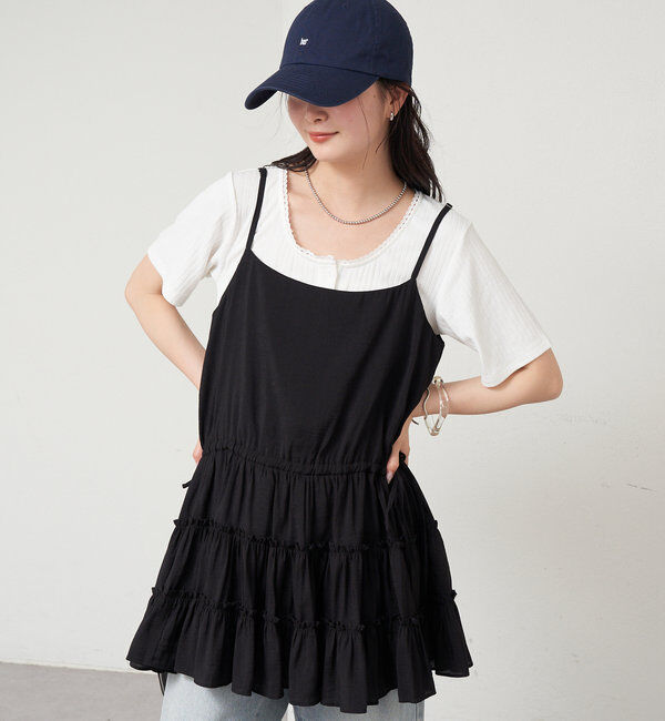  「ティアードキャミチュニック」|シャツ・ブラウス|