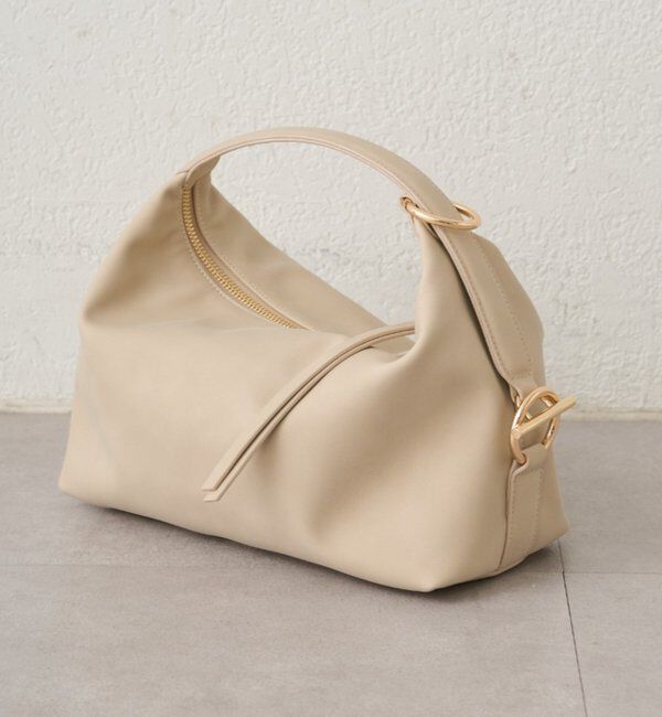  「【GALENA/ガレナ】リングベルトバッグ」|トートバッグ|ライトベージュ