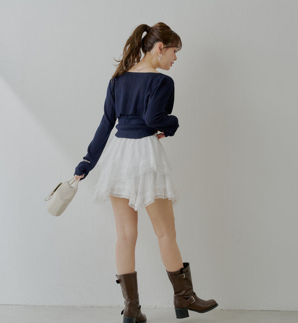  「アイレットチビボレロ+ベアセット」|カーディガン|