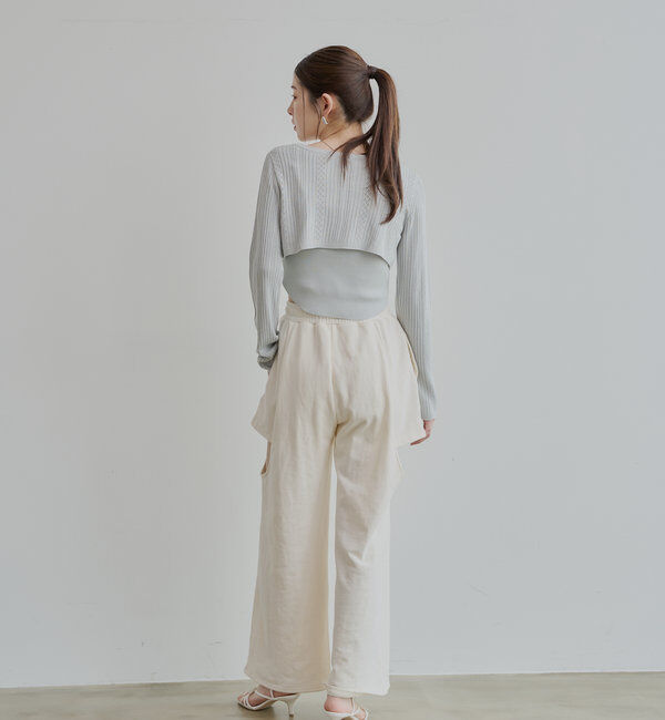  「アイレットチビボレロ+ベアセット」|カーディガン|