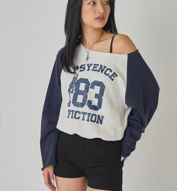  「ELLIOTT NUMBERIHG ONE-SHOULDERSWEATSHIRT」|Tシャツ・カットソー|
