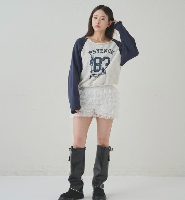  「ELLIOTT NUMBERIHG ONE-SHOULDERSWEATSHIRT」|Tシャツ・カットソー|