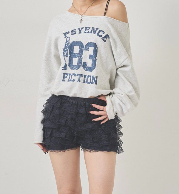  「ELLIOTT NUMBERIHG ONE-SHOULDERSWEATSHIRT」|Tシャツ・カットソー|