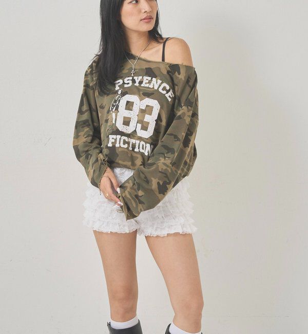  「ELLIOTT NUMBERIHG ONE-SHOULDERSWEATSHIRT」|Tシャツ・カットソー|