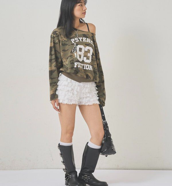  「ELLIOTT NUMBERIHG ONE-SHOULDERSWEATSHIRT」|Tシャツ・カットソー|