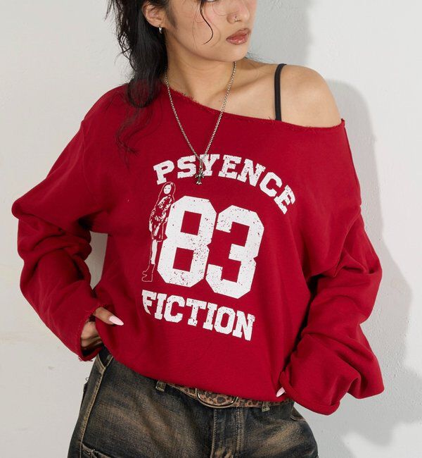  「ELLIOTT NUMBERIHG ONE-SHOULDERSWEATSHIRT」|Tシャツ・カットソー|