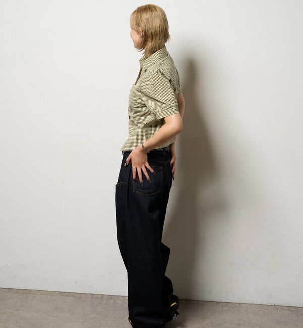  「パフスリーブギャザーブラウス」|シャツ・ブラウス|