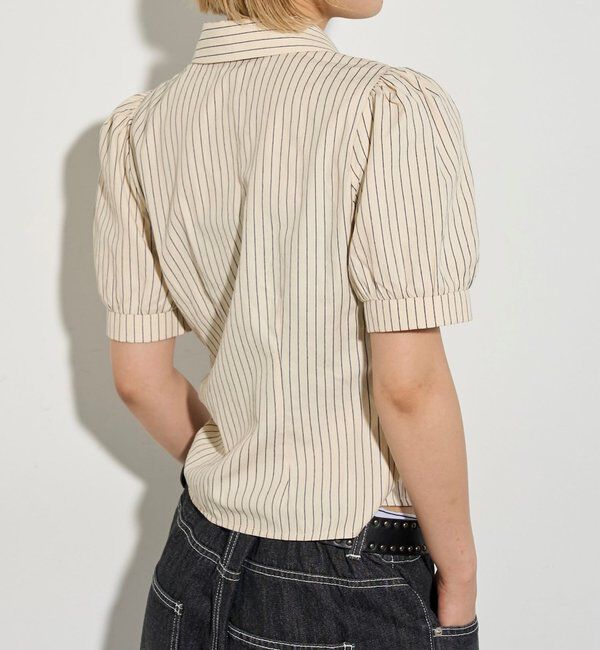  「パフスリーブギャザーブラウス」|シャツ・ブラウス|