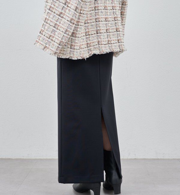  「【26SS予約】ストレッチジャージータイトスカート」|スカート|