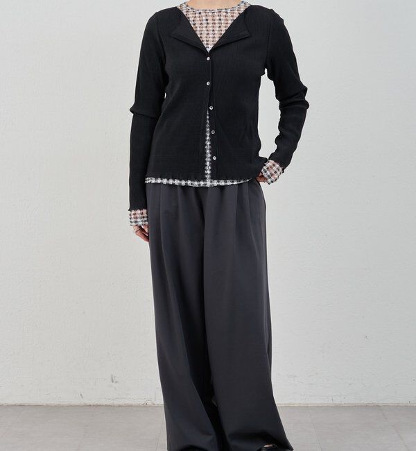  「【26SS予約】プリーツカーディガン」|シャツ・ブラウス|