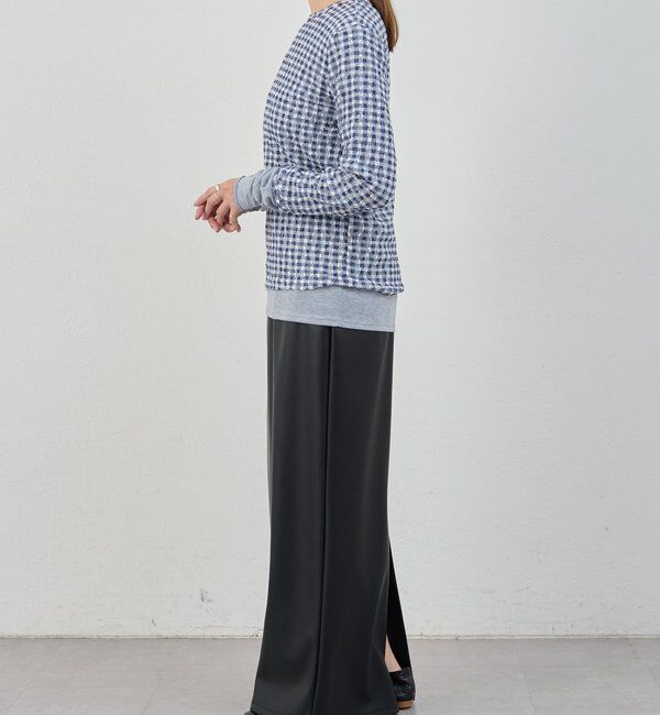  「【26SS予約】レースチェックプルオーバー」|Tシャツ・カットソー|