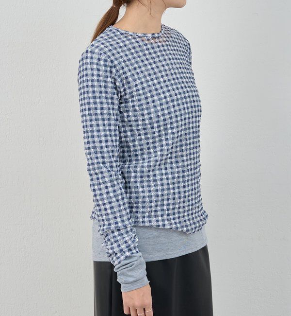  「【26SS予約】レースチェックプルオーバー」|Tシャツ・カットソー|