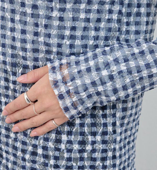  「【26SS予約】レースチェックプルオーバー」|Tシャツ・カットソー|