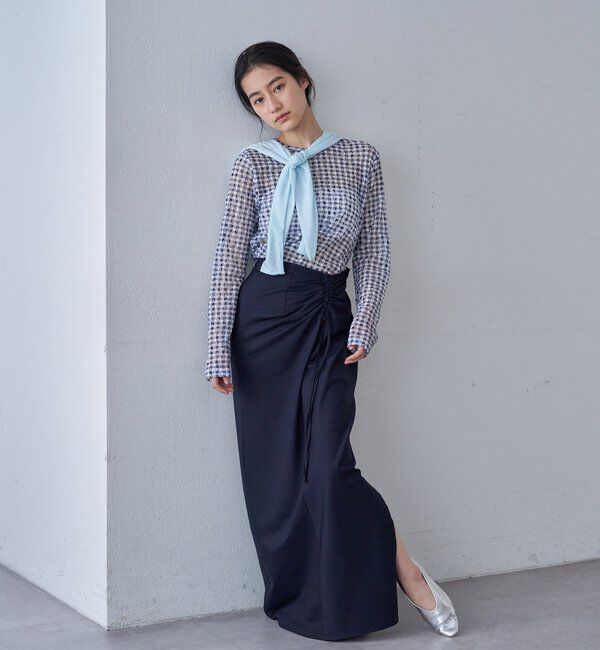  「【26SS予約】レースチェックプルオーバー」|Tシャツ・カットソー|