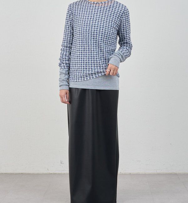  「【26SS予約】レースチェックプルオーバー」|Tシャツ・カットソー|