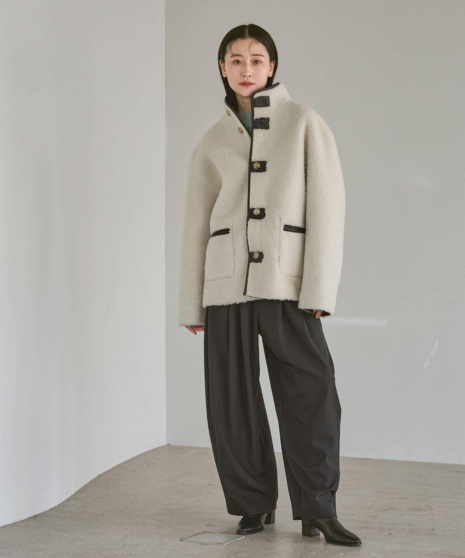 A part by 「スラックスコクーンボリュームパンツ」|スラックス|