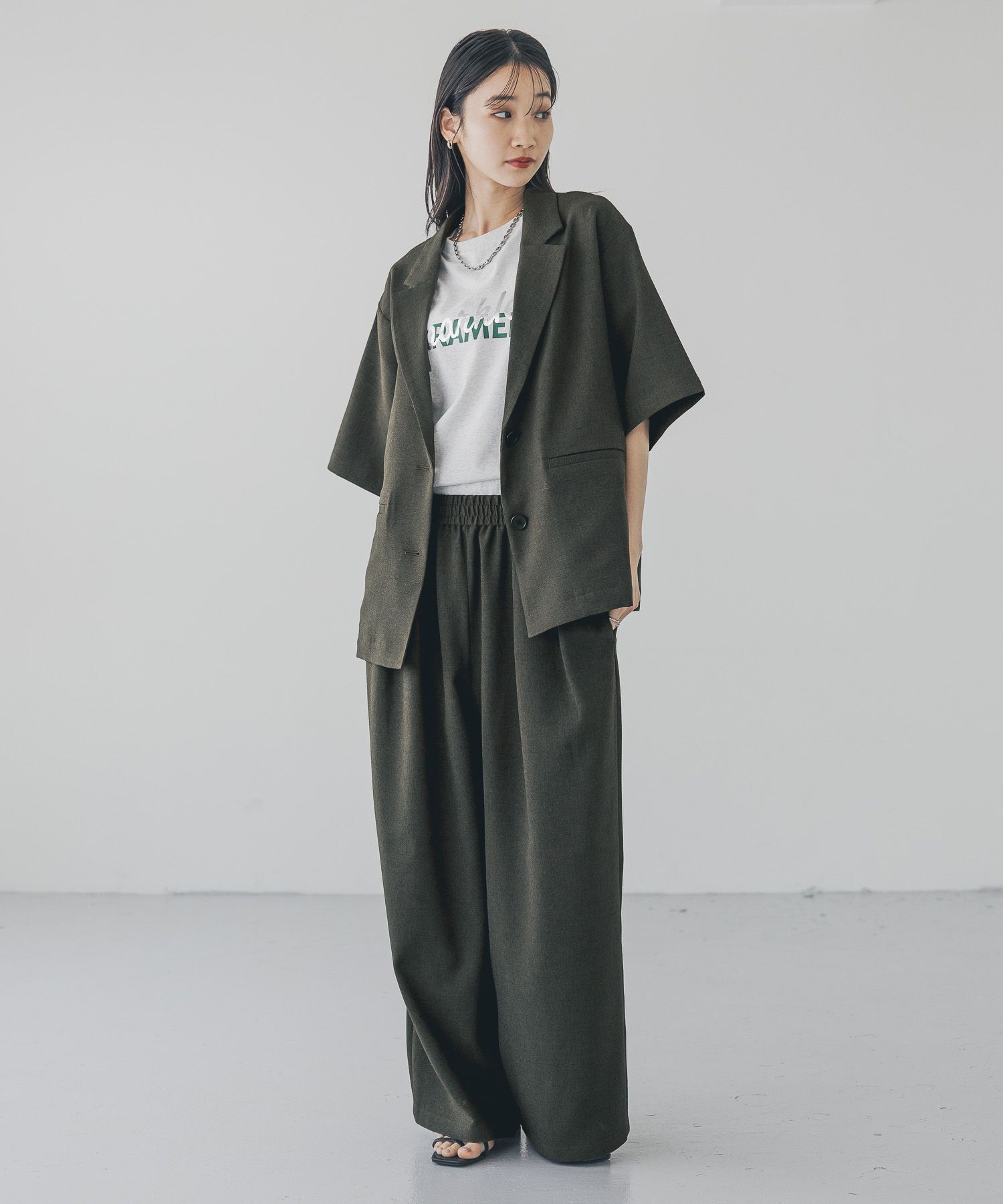 LOWRYS FARM「ホップサックジャケットＳＳ」|テーラードジャケット|