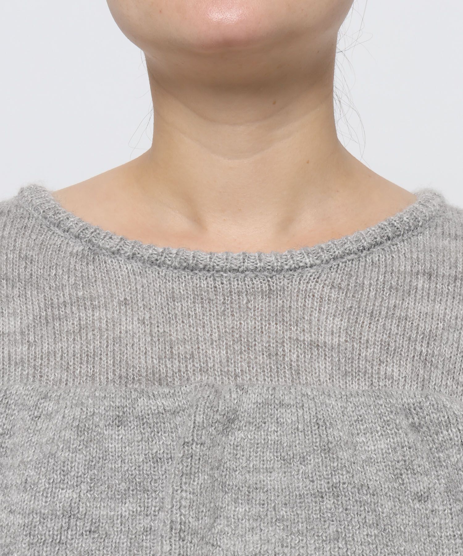 LOWRYS FARM「フリルニットプルオーバーＬＳ」|ニット・セーター|