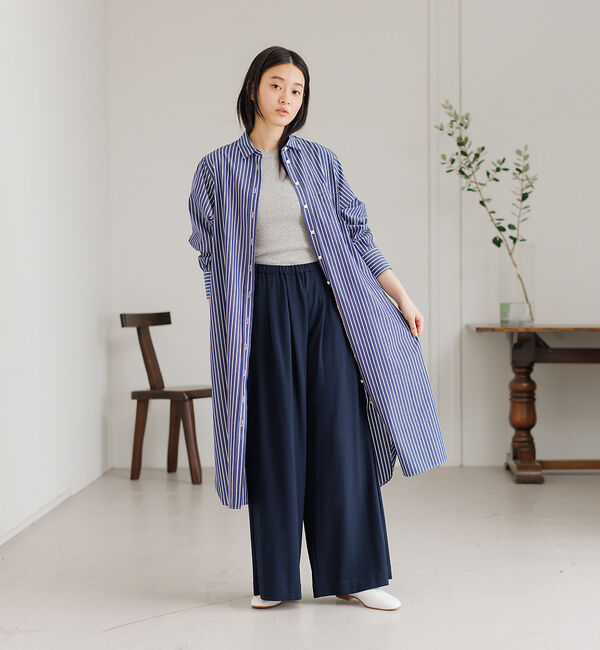 collex「【Alltid】スーピマコットンシャツワンピース」|ワンピース|