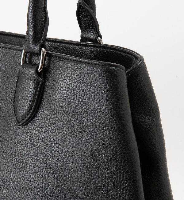 ABAHOUSE「【WEB別注】シボレザー 横型トートバッグ / クラッチバッグ付き / A4サイ」|トートバッグ|