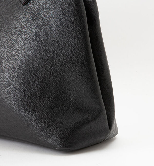 ABAHOUSE「【WEB別注】シボレザー 横型トートバッグ / クラッチバッグ付き / A4サイ」|トートバッグ|