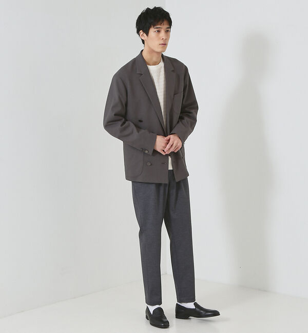 ABAHOUSE「リネンライク ストレッチ ダブルジャケット / ブレザー」|その他|