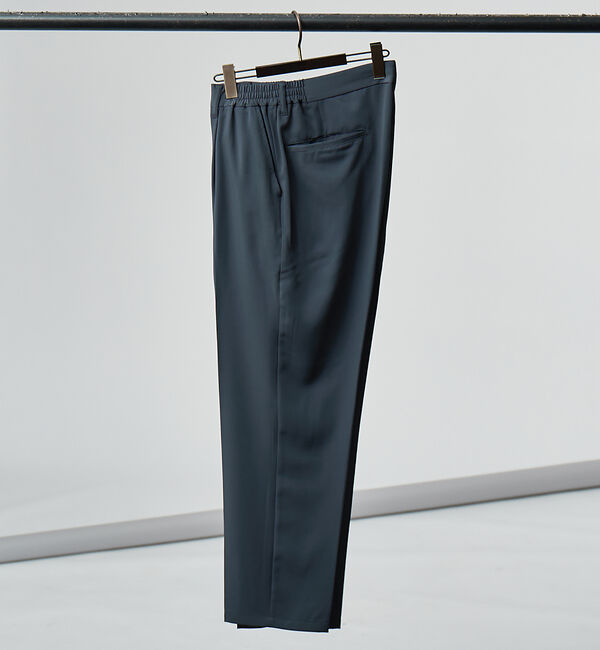 ABAHOUSE「【AH ABAHOUSE/ セットアップ対応】トロミ生地 イージー スラックス」|その他|チャコールグレー