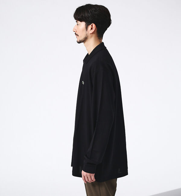 ABAHOUSE「【LACOSTE】ロゴ 長袖ポロシャツ」|ポロシャツ|