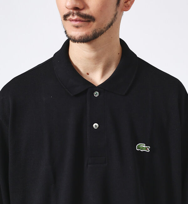 ABAHOUSE「【LACOSTE】ロゴ 長袖ポロシャツ」|ポロシャツ|
