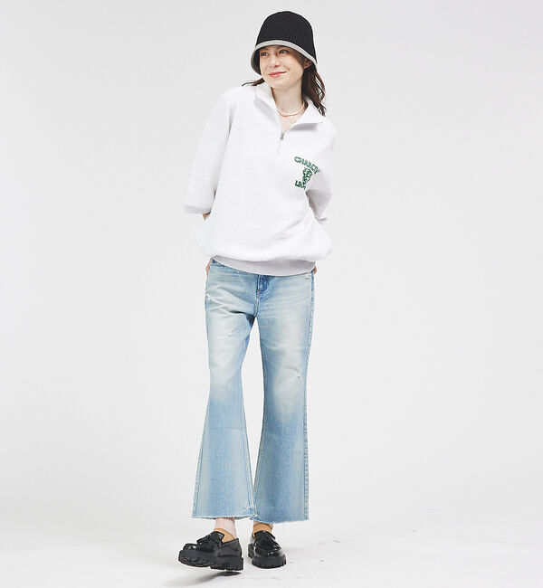 ABAHOUSE「【AMERICANA&times;ORIGINAL Charcoal／アメリカーナ&times;オリジナ」|スウェット・ジャージ|