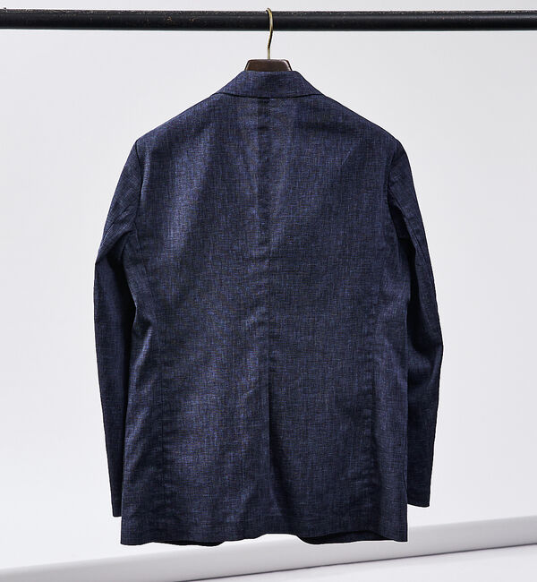 ABAHOUSE「【セットアップ対応/2024年デザイン】ソロストレッチリネン ジャケット / サ」|テーラードジャケット|