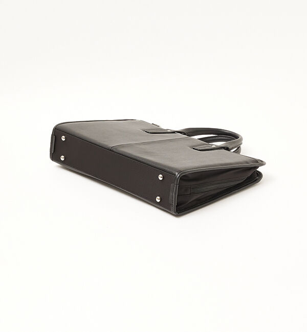 ABAHOUSE「【三方ファスナー】ナイロンコンビ 2WAY ブリーフバッグ / A4サイズ対応」|ビジネスバッグ|