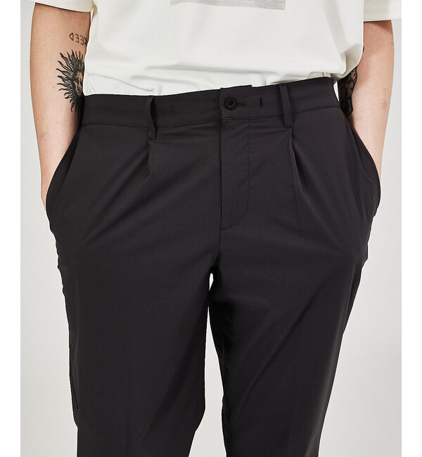 ABAHOUSE「【AH ABAHOUSE / セットアップ対応】撥水 ストレッチ タックスラック」|スラックス|