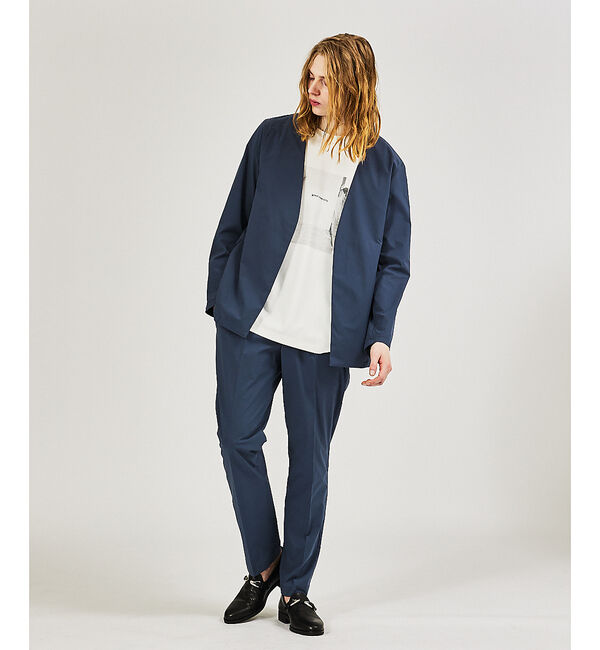 ABAHOUSE「【AH ABAHOUSE / セットアップ対応】撥水 ストレッチ タックスラック」|スラックス|