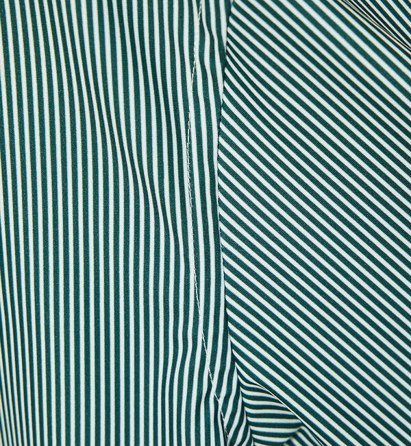 ABAHOUSE「【FLEX SHIRTS】Dry Moment ナロウ ストライプ 長袖 シャツ」|シャツ・ブラウス|