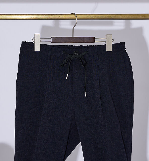 ABAHOUSE「【TRABEST】1タック イージースラックス / サマーパンツ/ 防シワ性 ス」|スラックス|