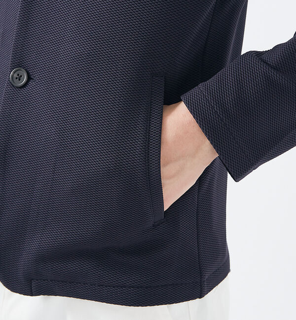 ABAHOUSE「ハニカムストレッチ ショールカラー ブルゾン」|その他|