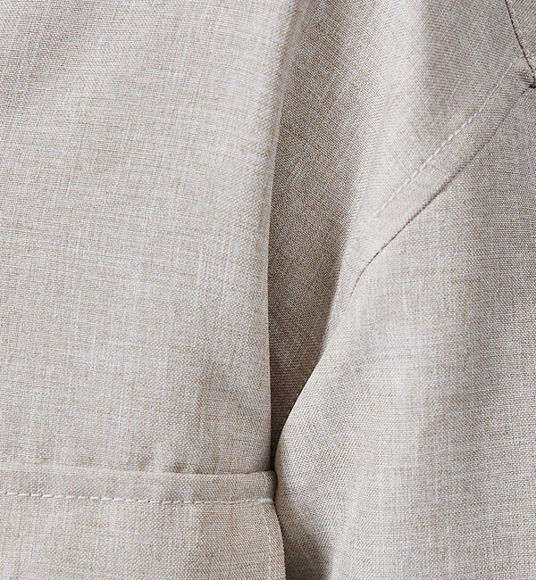 ABAHOUSE「【セットアップ対応】リネンライクミリタリーシャツ/CPOシャツ」|シャツ・ブラウス|