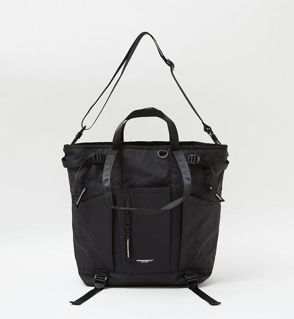 ABAHOUSE「【INDISPENSABLE / インディスペンサブル】3WAY TOTEBAG」|トートバッグ|ブラック