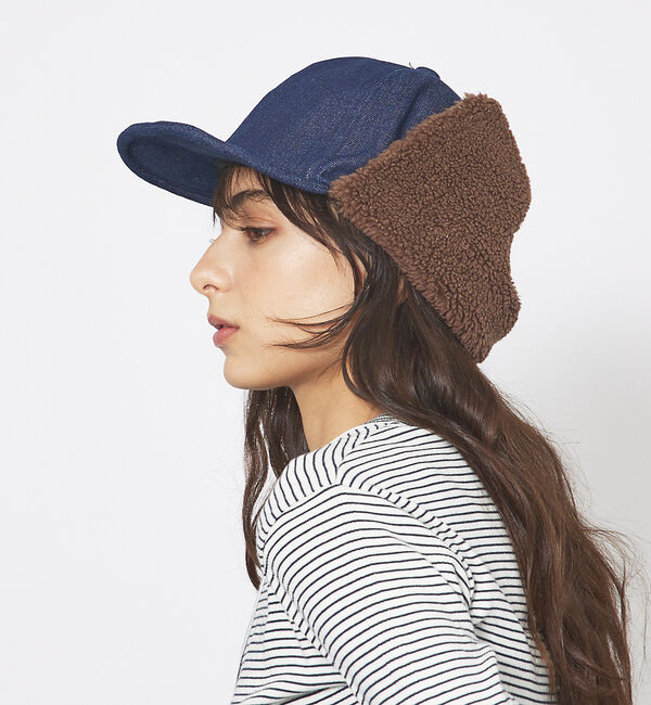 ABAHOUSE「【RUBEN/ルーベン】DENIM EARCOVER CAP/デニムイヤーカバー」|その他|