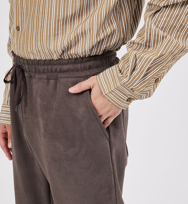 ABAHOUSE「【セットアップ対応】ネオスエード スリムイージーパンツ / シルキータッチ」|その他|