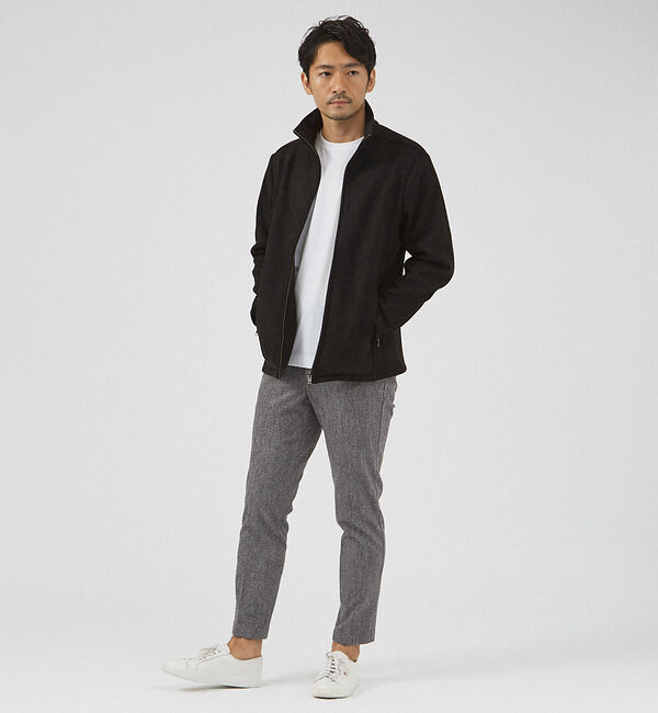 ABAHOUSE「【ネオスエード】スタンド ブルゾン」|ブルゾン・スタジャン|