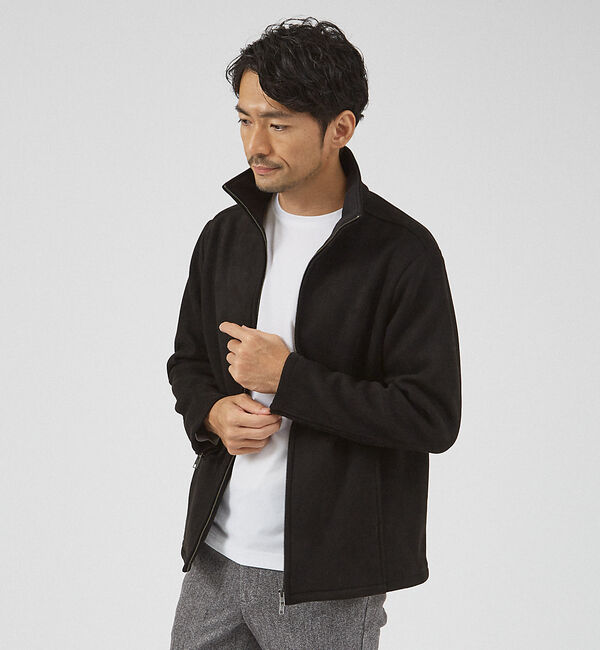 ABAHOUSE「【ネオスエード】スタンド ブルゾン」|ブルゾン・スタジャン|