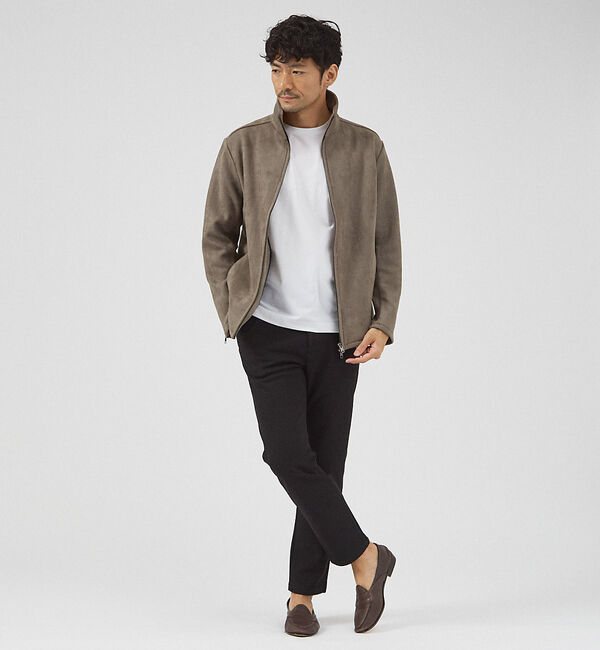 ABAHOUSE「【ネオスエード】スタンド ブルゾン」|ブルゾン・スタジャン|