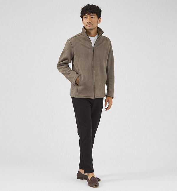 ABAHOUSE「【ネオスエード】スタンド ブルゾン」|ブルゾン・スタジャン|